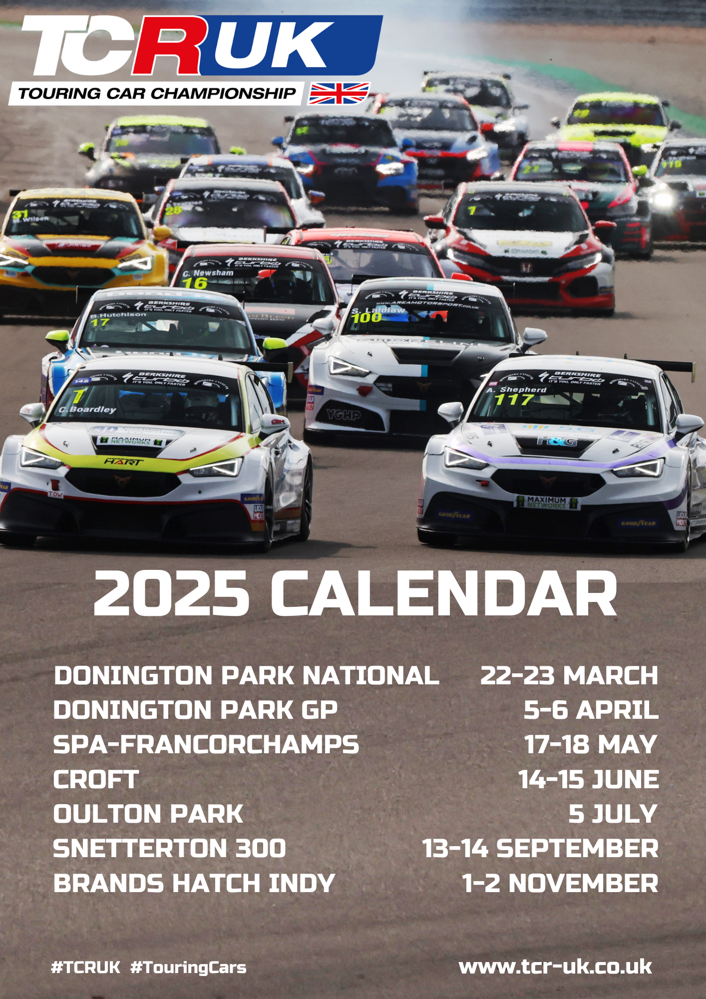 2025 TCR UK CALENDAR FLYER UPDATED